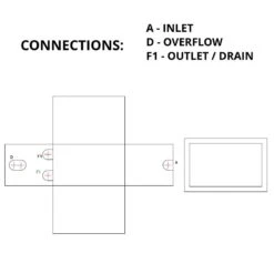 3636 Litre GRP Water Tank, Insulated -Fraestiche Shop 4491 7634