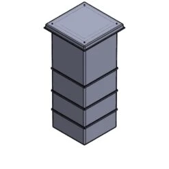 375 Litre GRP Water Tank With Insulation