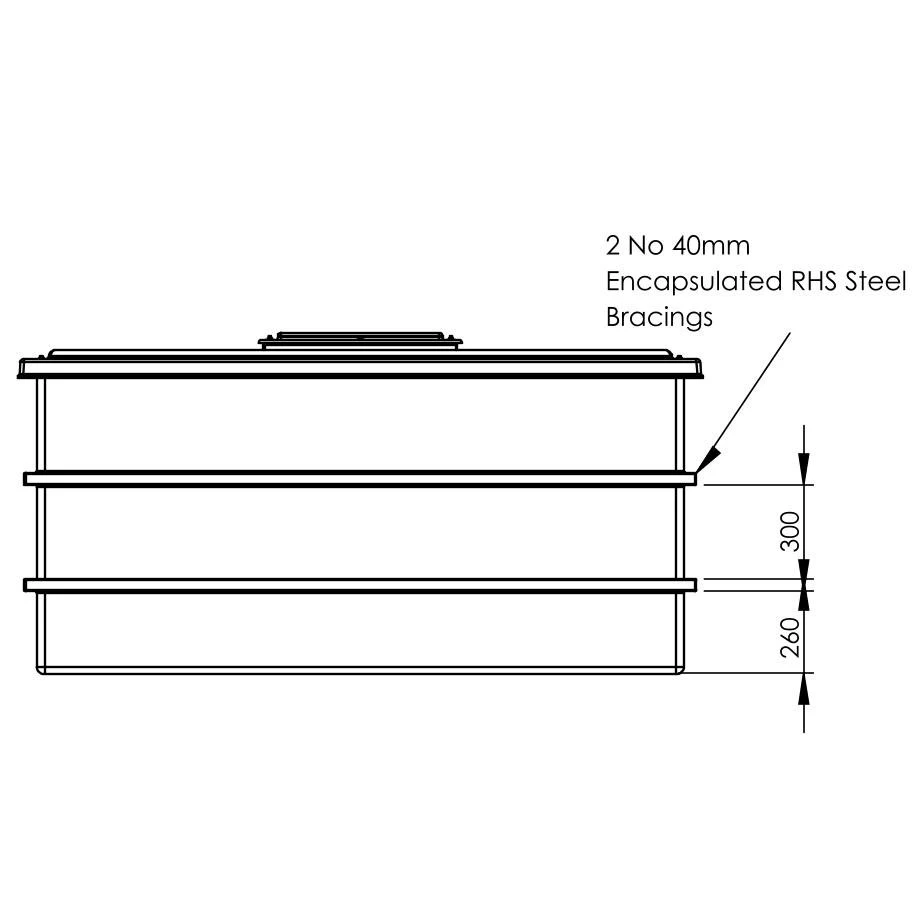 4000 Litre GRP Water Tank, Insulated 8 4000 Litre GRP Water Tank, Insulated - Image 6