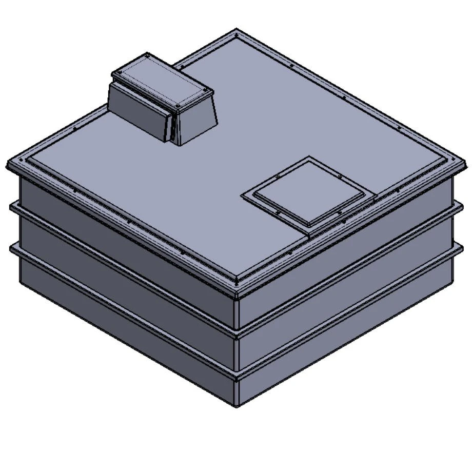 4000 Litre Type AB Air Gap GRP Water Tank, Insulated, Cat 5 3 4000 Litre Type AB Air Gap GRP Water Tank, Insulated, Cat 5