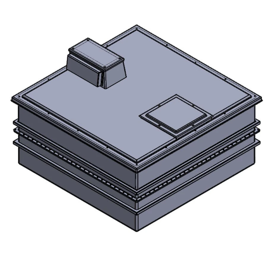 4000 Litre Type AB Air Gap GRP Water Tank - Two Piece Insulated, Cat 5 3 4000 Litre Type AB Air Gap GRP Water Tank - Two Piece Insulated, Cat 5