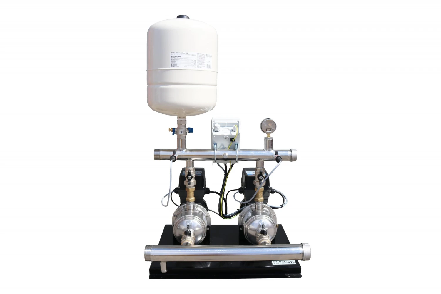 Stuart Turner Aquaboost IBolt Horizontal Twin Booster Pump 0306 2H-CMT/24 100 L/MIN @ 4.6 BAR 4 Stuart Turner Aquaboost IBolt Horizontal Twin Booster Pump 0306 2H-CMT/24 100 L/MIN @ 4.6 BAR - Image 2