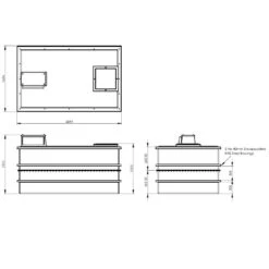 4500 Litre Type AB Air Gap GRP Water Tank - Two Piece Insulated, Cat 5 -Fraestiche Shop 4527 7814