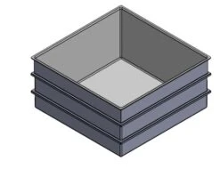 4000 Litre Open Top GRP Water Tank