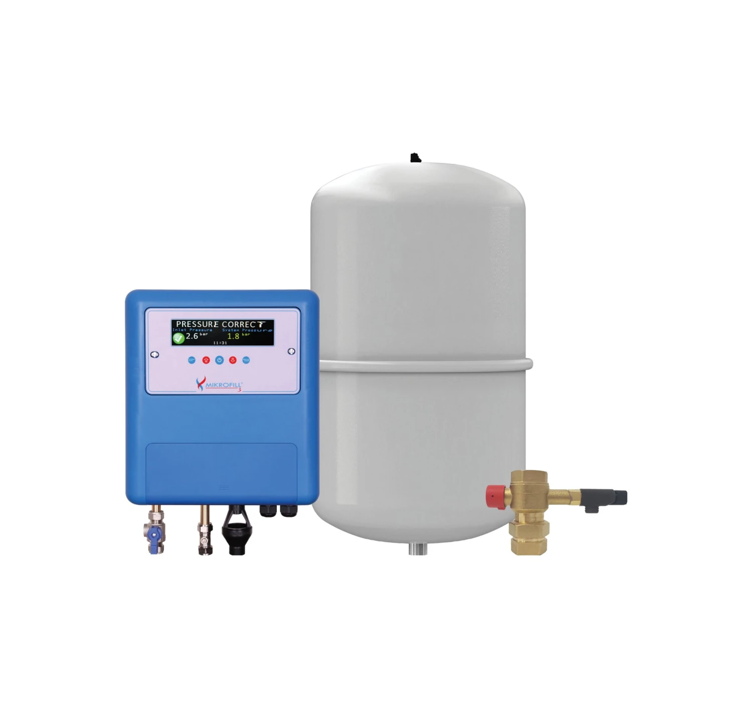 Mikrofill 24 Pressurisation Set With 24 Litre Vessel And Service Valve 3 Mikrofill 24 Pressurisation Set With 24 Litre Vessel And Service Valve