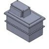 454 Litre Type AB Air Gap GRP Water Tank - Two Piece Insulated, Cat 5 -Fraestiche Shop 4545 7855