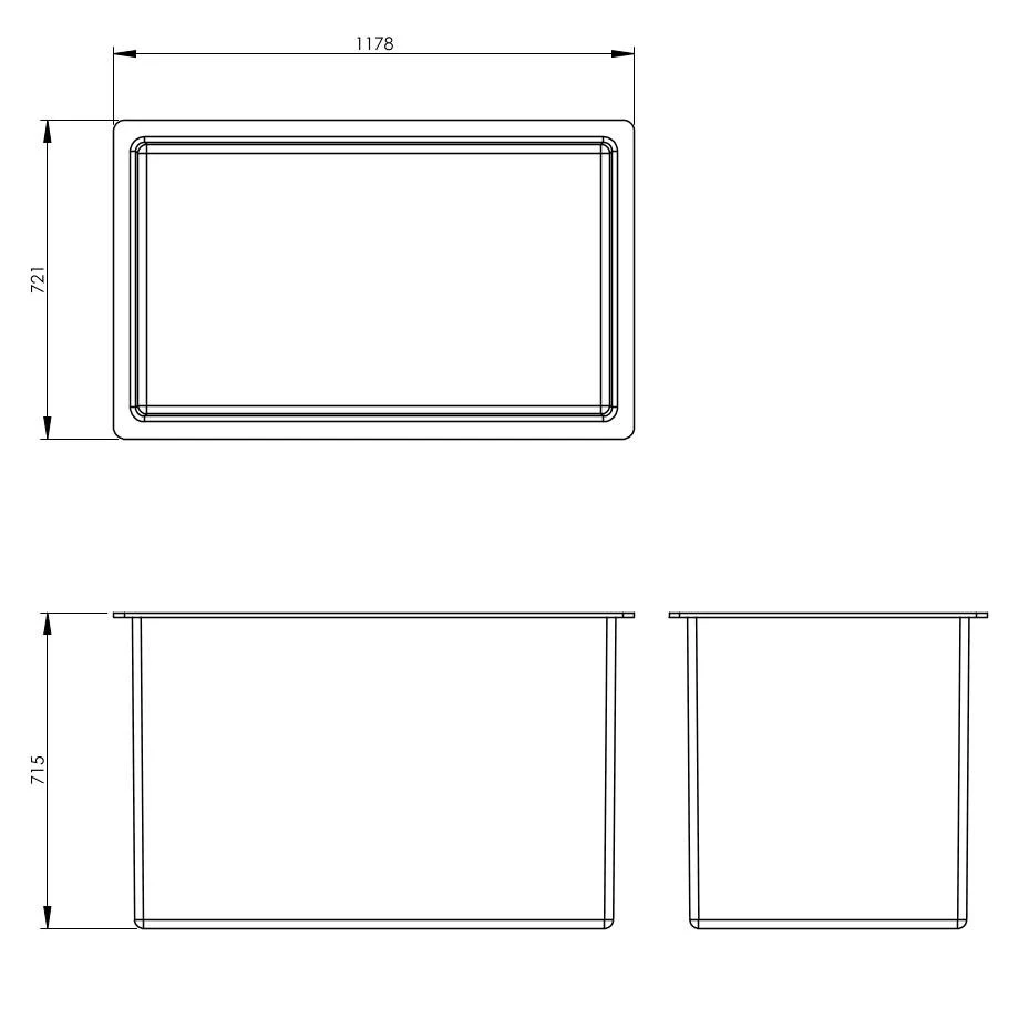 450 Litre Open Top GRP Water Tank 5 450 Litre Open Top GRP Water Tank - Image 3