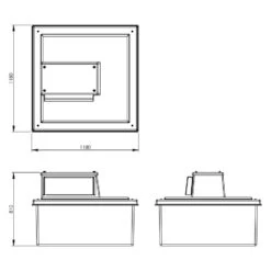 500 Litre Type AB Air Gap GRP Water Tank, Insulated, Cat 5 -Fraestiche Shop 4553 7892