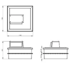 500 Litre Type AB Air Gap GRP Water Tank - Two Piece Insulated, Cat 5 -Fraestiche Shop 4556 7912