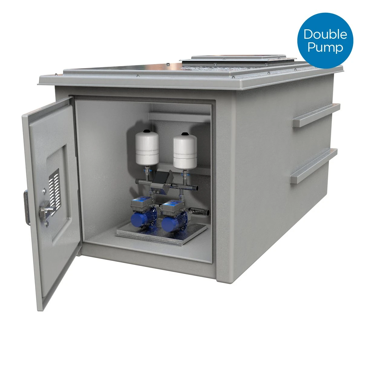 1500 Litre GRP Pump Enclosure With Built In Tank, AG Air Gap 3001-1500 6 1500 Litre GRP Pump Enclosure With Built In Tank, AG Air Gap 3001-1500 - Image 4