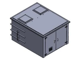 3000 Litre GRP Pump Enclosure With Built In Tank, AG Air Gap 7500-3000