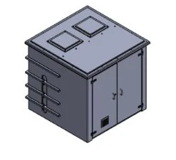 4000 Litre GRP Pump Enclosure With Built In Tank, AG Air Gap 8000-4000