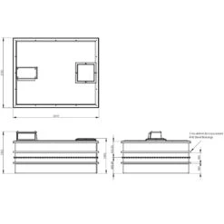 5000 Litre Type AB Air Gap GRP Water Tank - Two Piece Insulated, Cat 5 -Fraestiche Shop 4566 7963