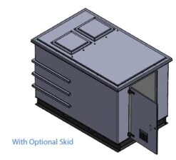 2250 Litre GRP Pump Enclosure With Built In Tank And 80L/min Single Pump 5625-2250 -Fraestiche Shop 45739 21689
