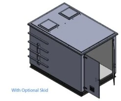 4000 Litre GRP Pump Enclosure With Built In Tank And Triple Pump Max Flow 240L/Min 12000-4000 -Fraestiche Shop 45760 21763