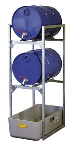Drum Rack For 2 X 60L Drums With GRP Sump Pallet