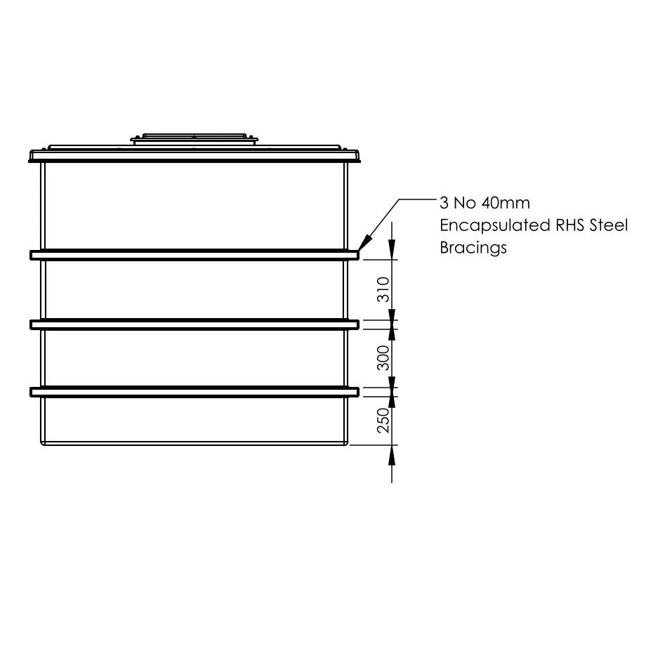 5625 Litre GRP Water Tank, Insulated 8 5625 Litre GRP Water Tank, Insulated - Image 6
