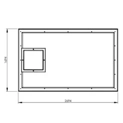 5625 Litre GRP Water Tank - Two Piece Insulated -Fraestiche Shop 4588 8024