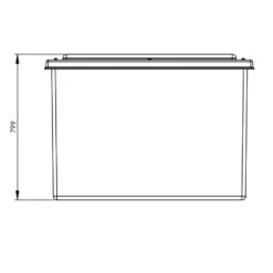 570 Litre GRP Water Tank, Insulated -Fraestiche Shop 4591 8034