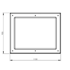 570 Litres GRP Water Tank - Two Piece Insulated -Fraestiche Shop 4593 8043