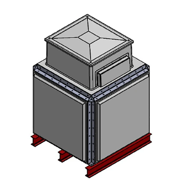 1520 Litre GRP Sectional Water Tank, Internally Flanged Base AB Airgap 3 1520 Litre GRP Sectional Water Tank, Internally Flanged Base AB Airgap