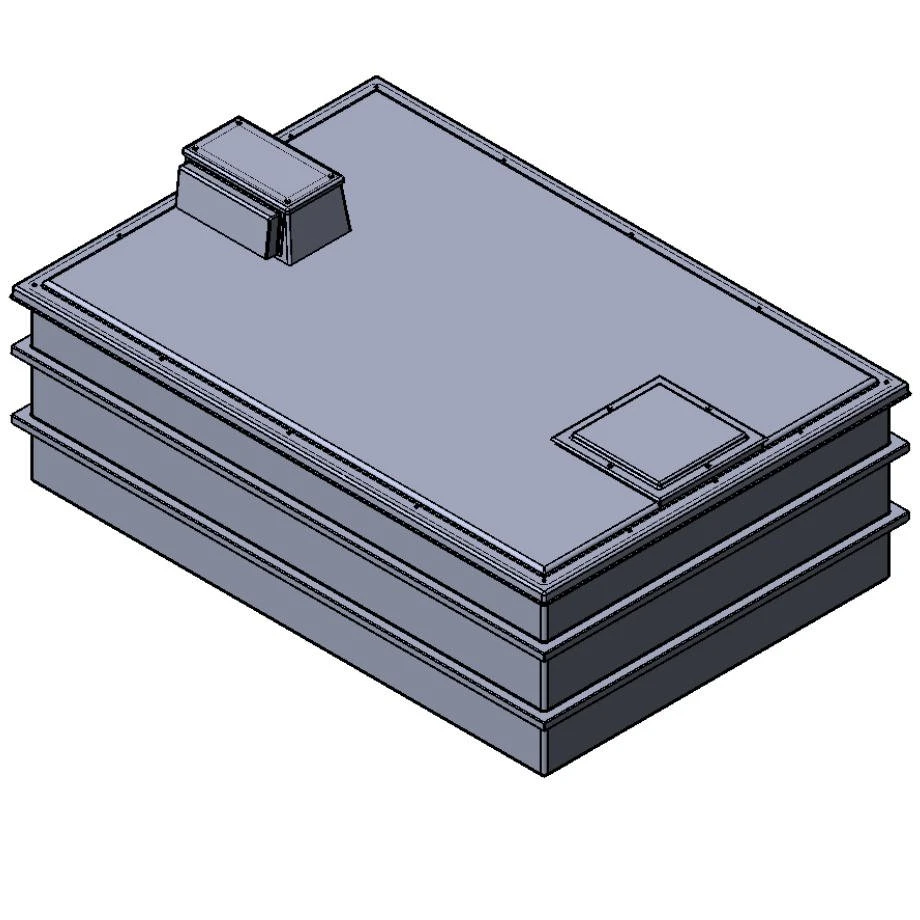 6000 Litre Type AB Air Gap GRP Water Tank, Insulated, Cat 5 3 6000 Litre Type AB Air Gap GRP Water Tank, Insulated, Cat 5
