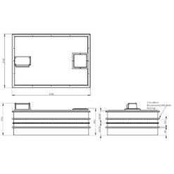 6000 Litre Type AB Air Gap GRP Water Tank - Two Piece Insulated, Cat 5 13 6000 Litre Type AB Air Gap GRP Water Tank - Two Piece Insulated, Cat 5 -Fraestiche Shop 4606 8106