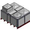 6552 Litre GRP Sectional Water Tank, Totally Internally Flanged, AB Airgap (IFB) -Fraestiche Shop 46078 22279