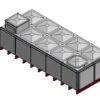 12733 Litre GRP Sectional Water Tank, Totally Internally Flanged, AB Airgap (TIF) 2 12733 Litre GRP Sectional Water Tank, Totally Internally Flanged, AB Airgap (TIF) -Fraestiche Shop 46107 22320