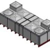 12733 Litre GRP Sectional Water Tank, Totally Internally Flanged, Divided, AB Airgap 2 12733 Litre GRP Sectional Water Tank, Totally Internally Flanged, Divided, AB Airgap -Fraestiche Shop 46109 22324