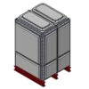 2182 Litre GRP Sectional Water Tank, Totally Internally Flanged (TIF) Divided -Fraestiche Shop 46112 22330