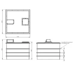 6001 Litre Type AB Air Gap GRP Water Tank, Insulated, Cat 5 13 6001 Litre Type AB Air Gap GRP Water Tank, Insulated, Cat 5 -Fraestiche Shop 4612 8126