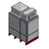 3130 Litre GRP Sectional Water Tank, Totally Internally Flanged, Divided, AB Airgap -Fraestiche Shop 46150 22404