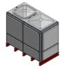 4079 Litre GRP Sectional Water Tank, Totally Internally Flanged (TIF) -Fraestiche Shop 46151 22406