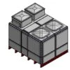 9400 Litre GRP Sectional Water Tank, 2.5x2x1.5 Totally Internally Flanged, Divided, AB Airgap -Fraestiche Shop 46169 22438