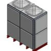 5315 Litre GRP Sectional Water Tank, Totally Internally Flanged (TIF) Divided -Fraestiche Shop 46249 22532