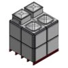 9938 Litre GRP Sectional 2x2x2 Water Tank, Totally Internally Flanged, Divided, AB Airgap 2 9938 Litre GRP Sectional 2x2x2 Water Tank, Totally Internally Flanged, Divided, AB Airgap -Fraestiche Shop 46258 22550