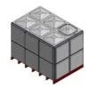 14560 Litre GRP Sectional Water Tank, Totally Internally Flanged (TIF) -Fraestiche Shop 46269 22580
