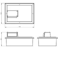 650 Litre Type AB Air Gap GRP Break Tank, Insulated, Cat 5 -Fraestiche Shop 4627 8203