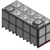 23805 Litre GRP Sectional Water Tank, Totally Internally Flanged, AB Airgap (TIF) -Fraestiche Shop 46282 22585