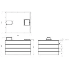 7500 Litre Type AB Air Gap GRP Water Tank, Insulated, Cat 5 13 7500 Litre Type AB Air Gap GRP Water Tank, Insulated, Cat 5 -Fraestiche Shop 4655 8332