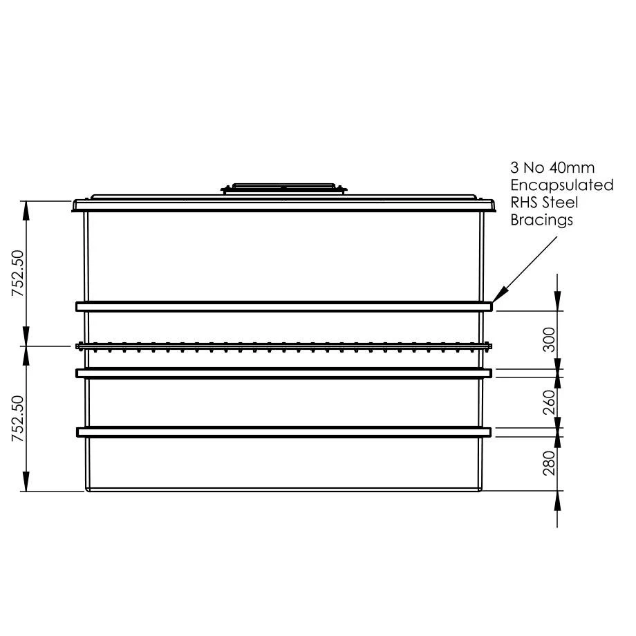 7500 Litre GRP Water Tank - Two Piece Insulated 8 7500 Litre GRP Water Tank - Two Piece Insulated - Image 6