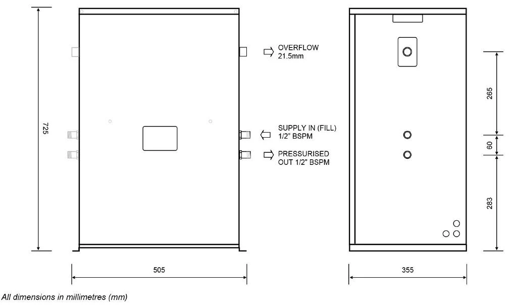 Pressurisation Set Single Pump 0.80 4 Pressurisation Set Single Pump 0.80 - Image 2
