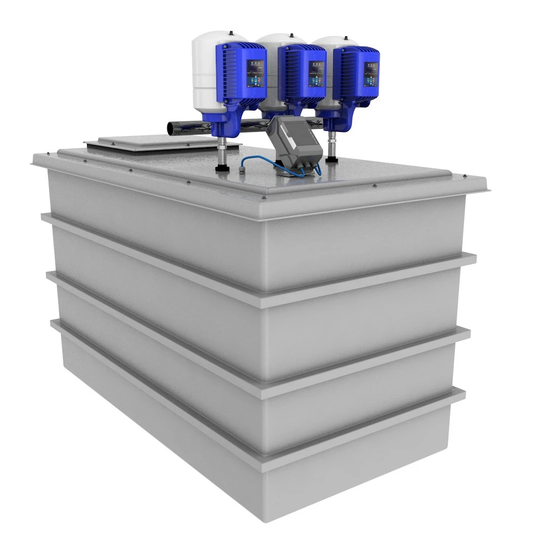 2501 Litre GRP Water Tank With A Triple Pump Booster Set 3 2501 Litre GRP Water Tank With A Triple Pump Booster Set