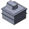 751 Litre Type AB Air Gap GRP Water Tank - Two Piece Insulated, Cat 5 -Fraestiche Shop 4668 8389