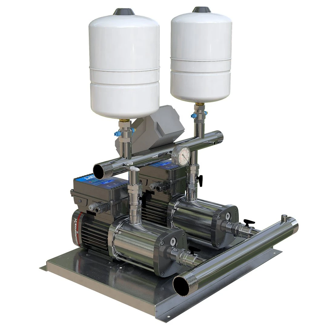 Grundfos Twin Booster Pump With TD Variable Speed Controller, 108L/MIN @ 4.5 BAR 3 Grundfos Twin Booster Pump With TD Variable Speed Controller, 108L/MIN @ 4.5 BAR