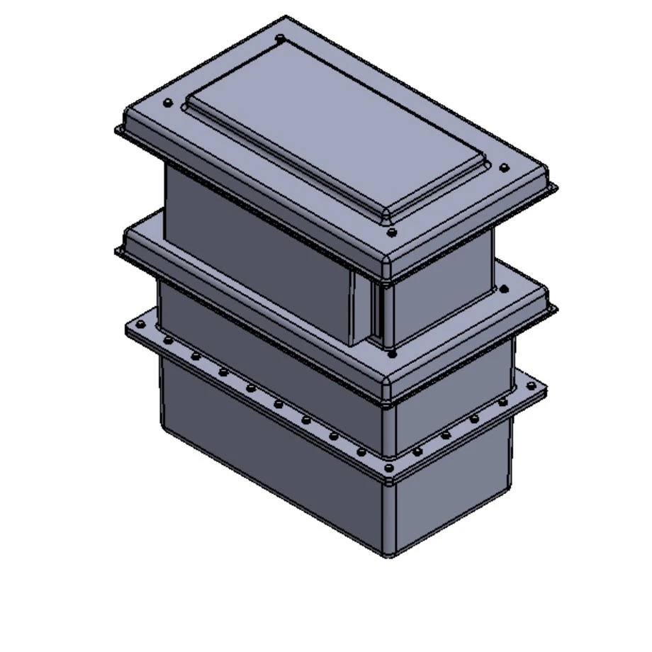 90 Litre Type AB Air Gap GRP Water Tank - Two Piece Insulated, Cat 5 3 90 Litre Type AB Air Gap GRP Water Tank - Two Piece Insulated, Cat 5