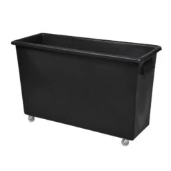 Excelsior 165 Litre Bar Truck, Black Recycled Plastic