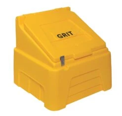 Excelsior 200 Litre Plastic Salt Bin, Yellow
