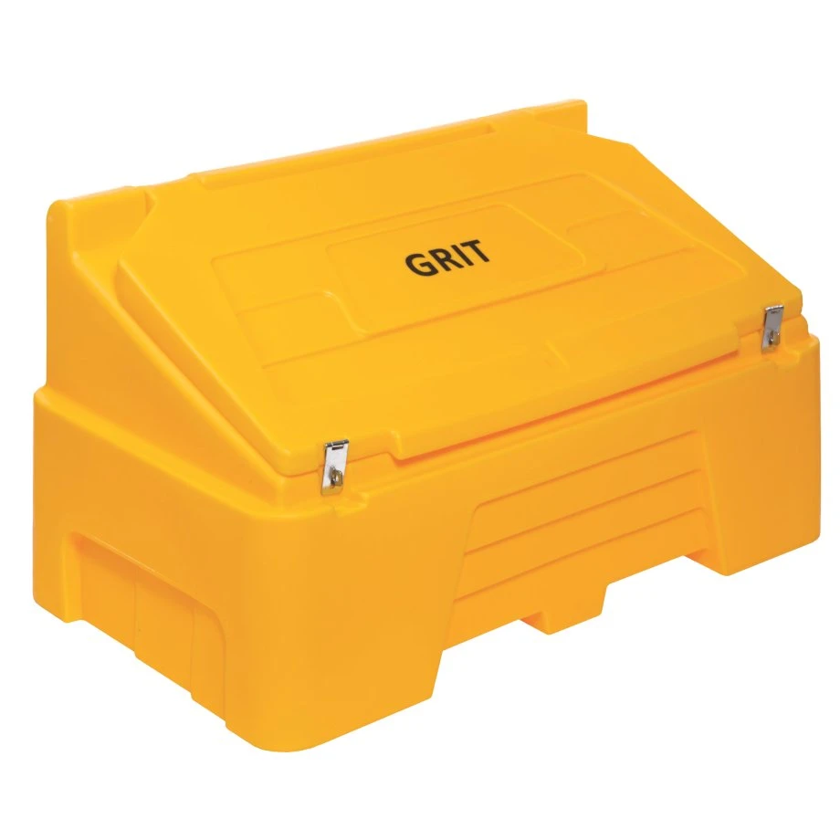 Excelsior 400 Litre Plastic Grit Bin, Yellow 3 Excelsior 400 Litre Plastic Grit Bin, Yellow